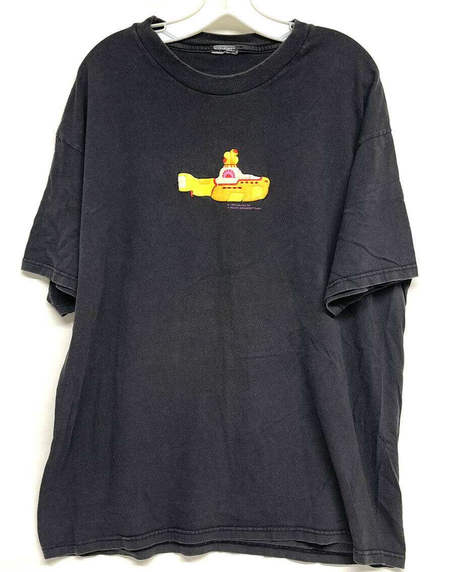 Vtg 1999 Puffy Yellow Submarine Beatles Subafilms T Shirt Xl