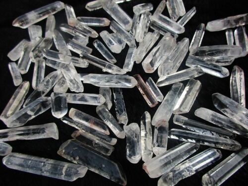 70-85Lot Clear Quartz Crystal  Polishing Points 1/2LB Terminated Wand Healing