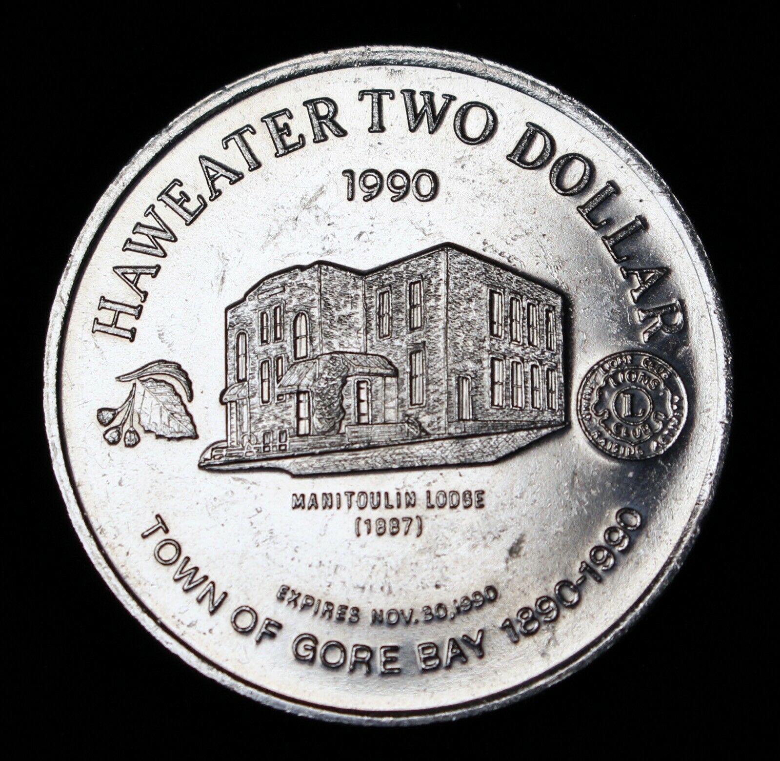 1990 MANITOULIN ISLANDS 2 TWO DOLLAR - GORE BAY - NICE